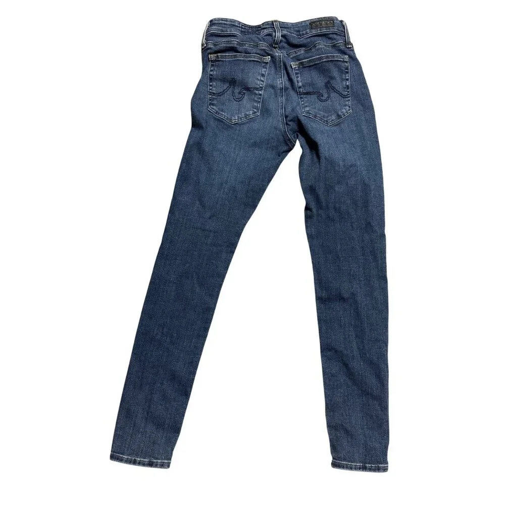 AG Farrah Ankle High Rise Skinny Jeans Size 26 Blue Denim - Picture 2 of 9